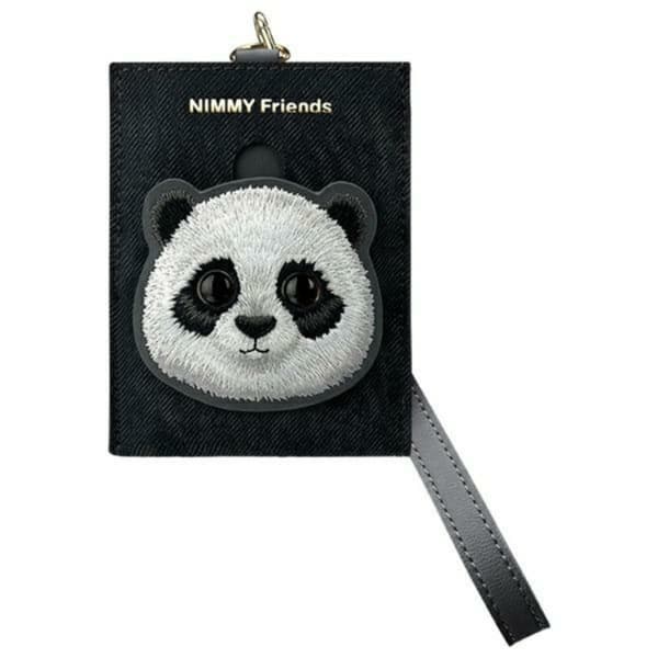 Nimmy Korthållare Big Eyed Pet 2.0 Panda - Svart