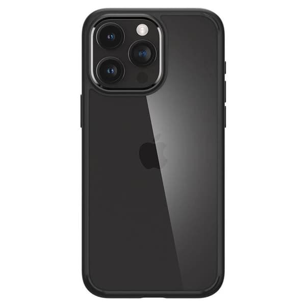 Spigen iPhone 15 Pro Mobilskal Crystal Hybrid - Transparent/Svart