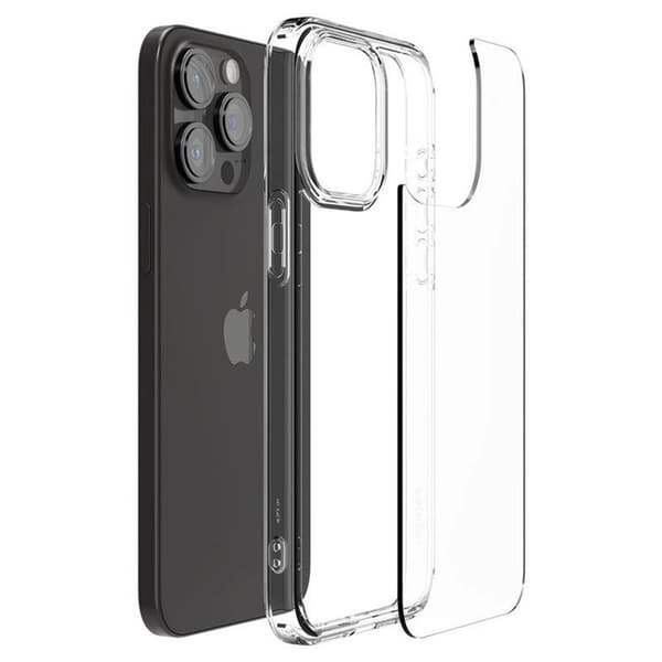 Spigen iPhone 15 Pro Mobilskal Crystal Hybrid - Transparent