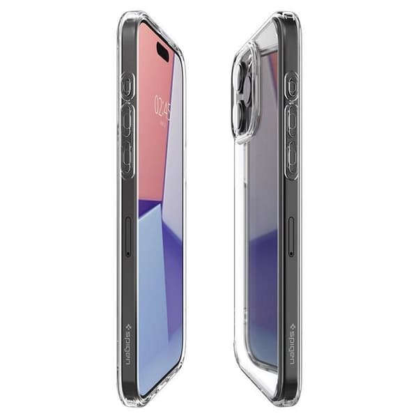 Spigen iPhone 15 Pro Mobilskal Crystal Hybrid - Transparent