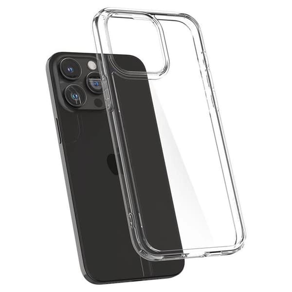 Spigen iPhone 15 Pro Mobilskal Crystal Hybrid - Transparent