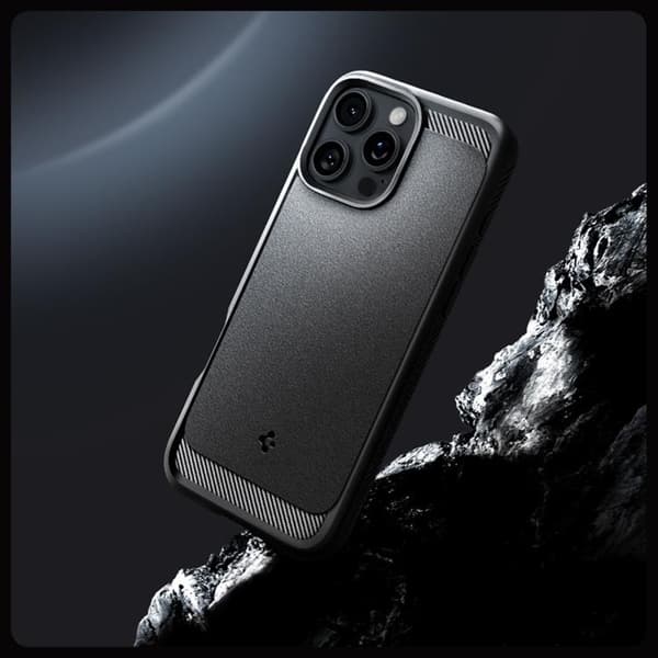 Spigen iPhone 16 Pro Max Mobilskal Magsafe Rugged Armor - Svart
