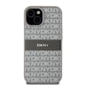 Miniatyrbild 3 av 8: DKNY iPhone 15/14 Plus Mobilskal Läder Mono Stripe & Metal Logo