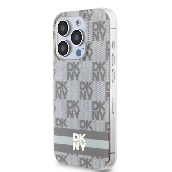 DKNY iPhone 13 Pro Max Mobilskal Magsafe IML Checkered Mono