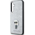Miniatyrbild 1 av 11: Karl Lagerfeld Galaxy A35 Mobilskal Fixed Glitter Ikonik Logo Metal Pin