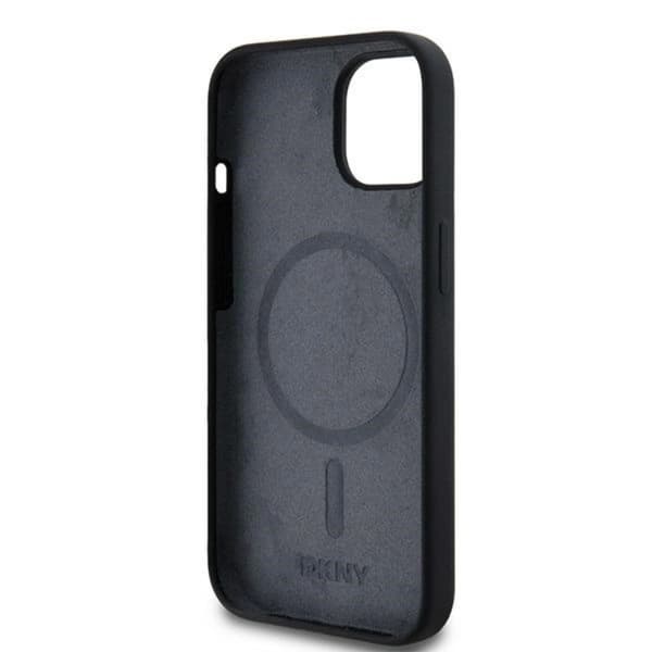 DKNY iPhone 11/XR Mobilskal MagSafe Silikon Vit Logo