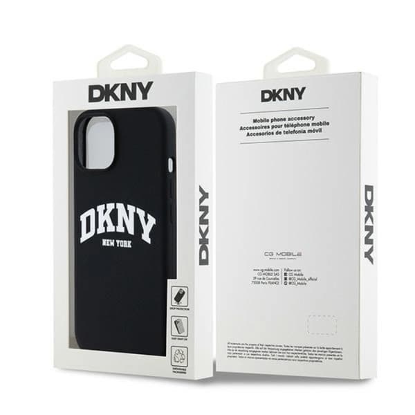 DKNY iPhone 11/XR Mobilskal MagSafe Silikon Vit Logo
