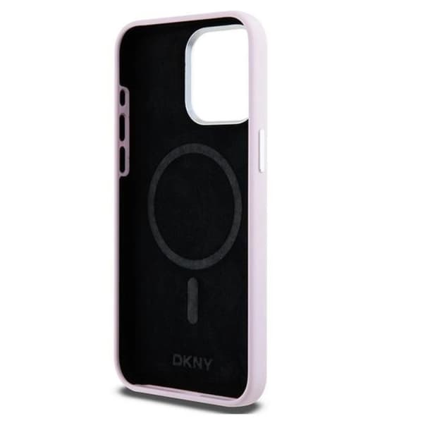 DKNY iPhone 14 Pro Mobilskal Magsafe Liquid Silikon Small Metal Logo