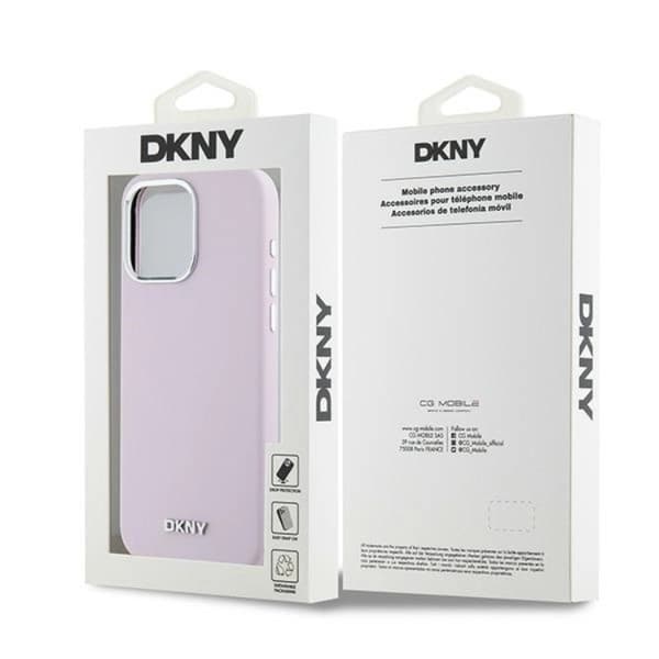 DKNY iPhone 14 Pro Mobilskal Magsafe Liquid Silikon Small Metal Logo