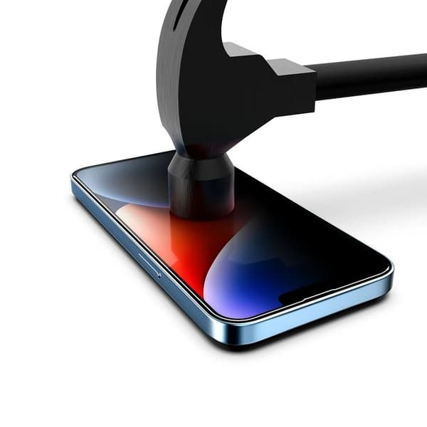 LIVSTIDSGARANTI - BOOM iPhone 16e Privacy Härdat Glas Skärmskydd 2st