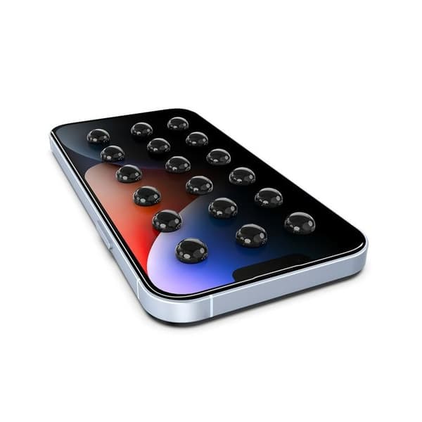 LIVSTIDSGARANTI - BOOM iPhone 16e Privacy Härdat Glas Skärmskydd 2st