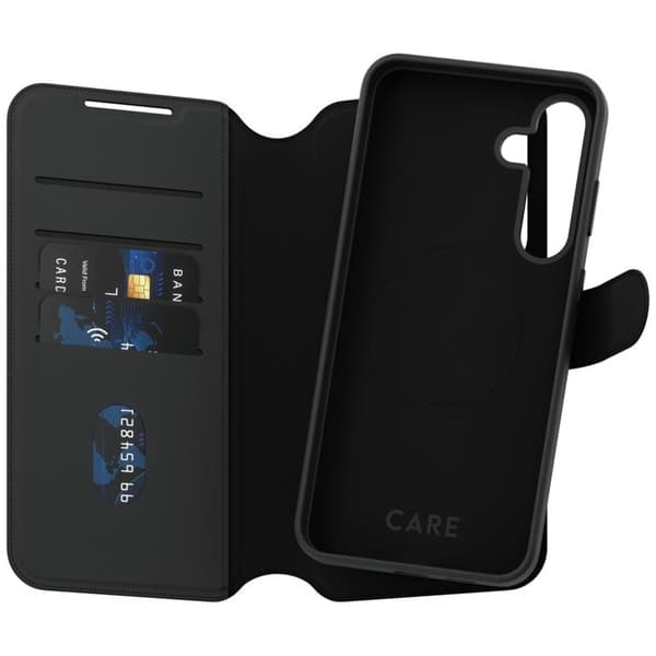 CARE By PanzerGlass Galaxy S25 Plus Plånboksfodral Tango 2in1 - Svart
