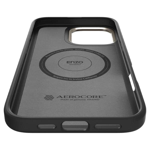 Spigen iPhone 16 Pro Max Mobilskal Magsafe Enzo Aramid - Svart