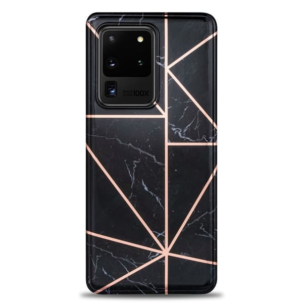 BOOM - Grid skal till Galaxy S21 - Blå Marmor
