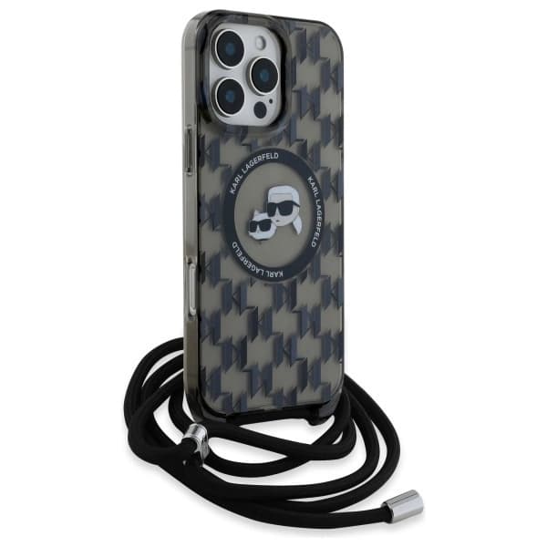 Karl Lagerfeld iPhone 16 Pro Max Mobilskal MagSafe Crossbody Karl & Choupette