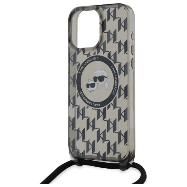 Karl Lagerfeld iPhone 16 Pro Max Mobilskal MagSafe Crossbody Karl & Choupette