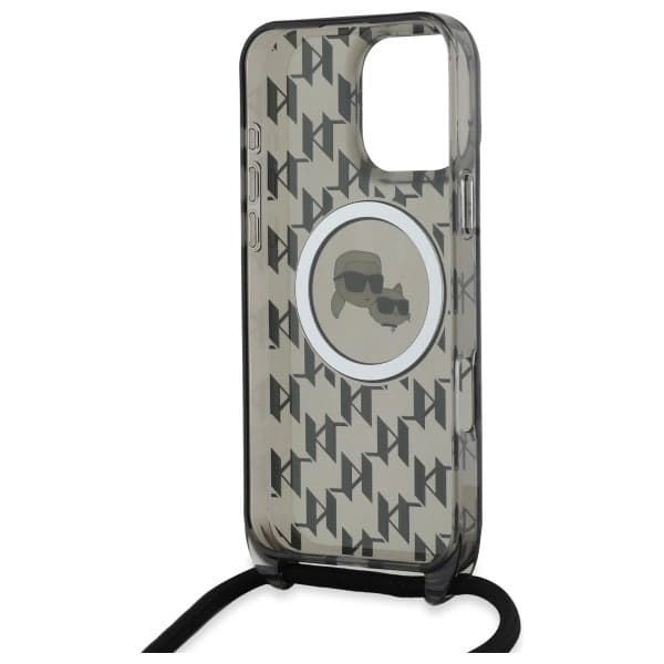 Karl Lagerfeld iPhone 16 Pro Max Mobilskal MagSafe Crossbody Karl & Choupette