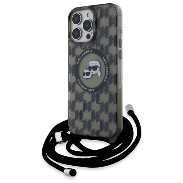 Karl Lagerfeld iPhone 16 Pro Max Mobilskal MagSafe Crossbody Karl & Choupette