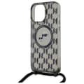 Miniatyrbild 5 av 7: Karl Lagerfeld iPhone 16 Pro Mobilskal MagSafe Crossbody Karl & Choupette