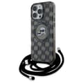 Miniatyrbild 2 av 7: Karl Lagerfeld iPhone 16 Pro Mobilskal MagSafe Crossbody Karl & Choupette