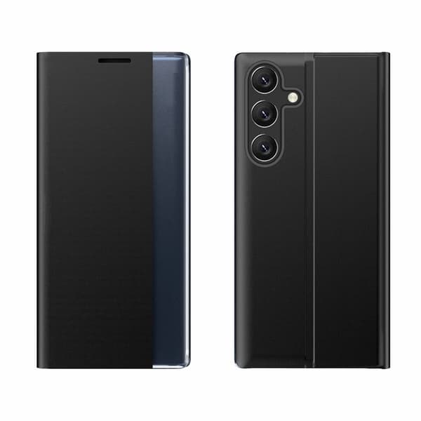 Galaxy A16/A16 5G Fodral Sleep View med Flap - Svart