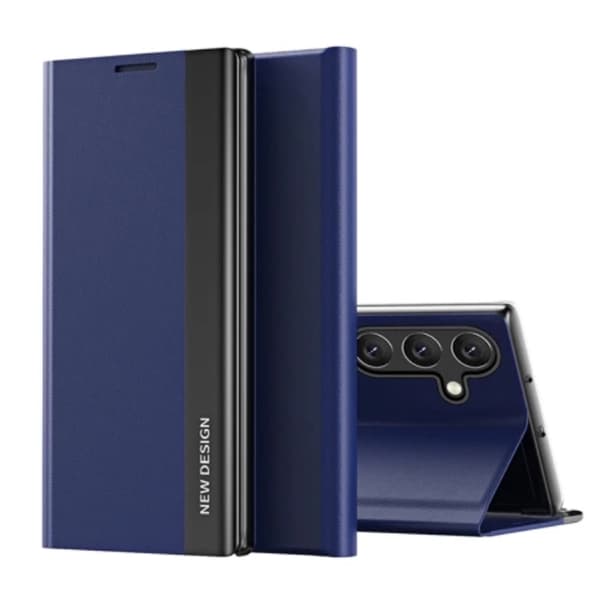 Galaxy S25 Fodral Sleep Pro - Blå