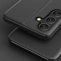 Miniatyrbild 5 av 9: Galaxy S25 Plus Fodral Eco Läder View med Flap - Svart