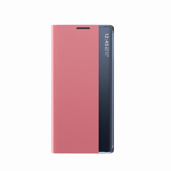 Galaxy S24 FE Fodral Sleep View med Flap - Rosa