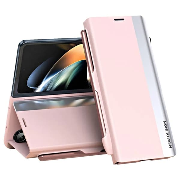 Galaxy Z Fold 6 5G Fodral med Pennfack - Rosa