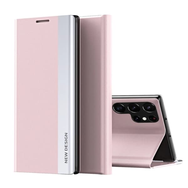 Galaxy S25 Ultra Fodral Sleep Pro - Rosa