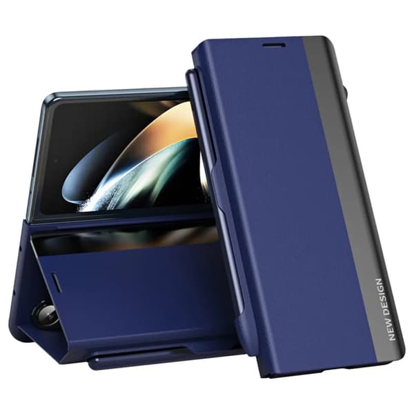 Galaxy Z Fold 6 5G Fodral med Pennfack - Blå