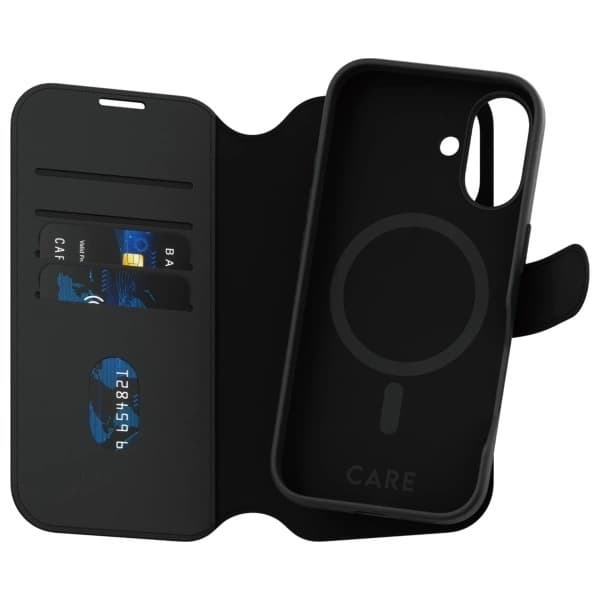 CARE By PanzerGlass iPhone 16 Plånboksfodral MagSafe Tango 2in1