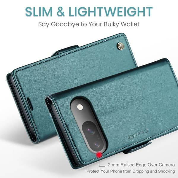 Caseme Google Pixel 9 Pro/Pixel 9 Plånboksfodral 023 - Grön