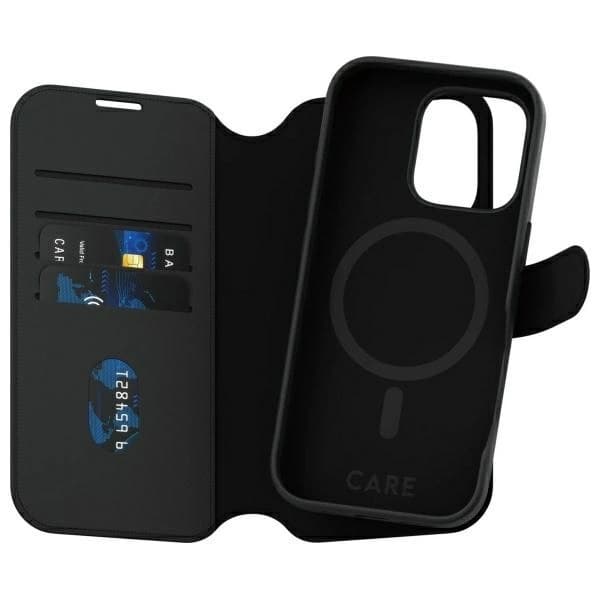 CARE By PanzerGlass iPhone 16 Pro Plånboksfodral MagSafe Tango 2in1