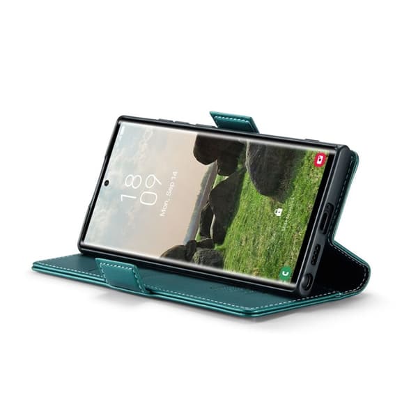 Caseme Galaxy S25 Ultra Plånboksfodral - Grön