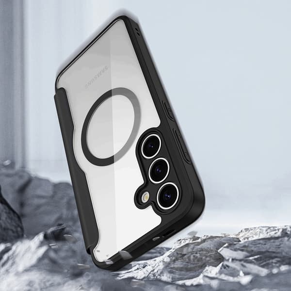 Dux Ducis Galaxy S25 Plånboksfodral MagSafe Skin X Pro - Svart