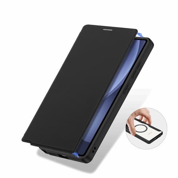 Dux Ducis Galaxy S25 Ultra Plånboksfodral MagSafe Skin X Pro - Svart