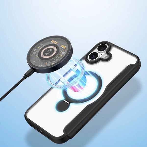 Dux Ducis iPhone 16 Plånboksfodral Magsafe Skin X Pro med Stativ