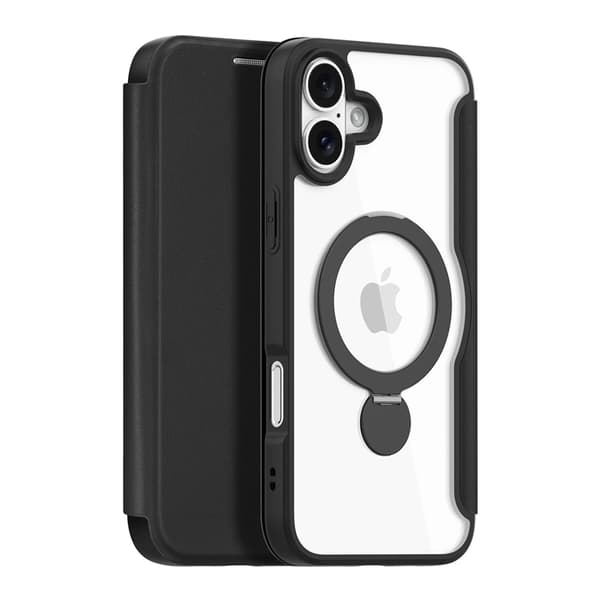 Dux Ducis iPhone 16 Plånboksfodral Magsafe Skin X Pro med Stativ