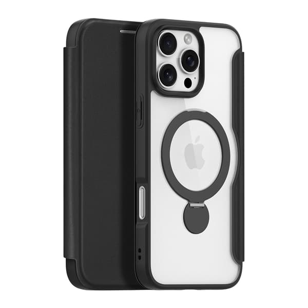 Dux Ducis iPhone 16 Pro Plånboksfodral Magsafe Skin X Pro med Stativ