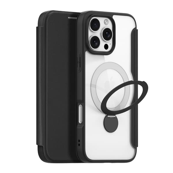 Dux Ducis iPhone 16 Pro Plånboksfodral Magsafe Skin X Pro med Stativ