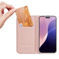 Miniatyrbild 3 av 11: Dux Ducis iPhone 16 Pro Max Plånboksfodral Skin Pro - Rosa