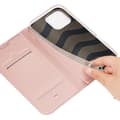 Miniatyrbild 6 av 11: Dux Ducis iPhone 16 Pro Max Plånboksfodral Skin Pro - Rosa