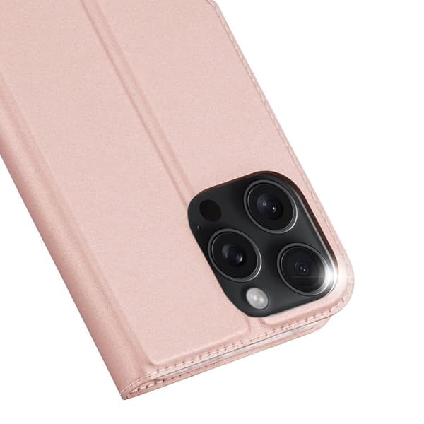 Dux Ducis iPhone 16 Pro Max Plånboksfodral Skin Pro - Rosa