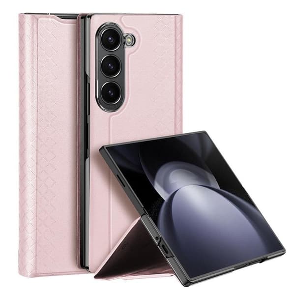 Dux Ducis Galaxy Z Fold 6 Plånboksfodral Bril - Rosa