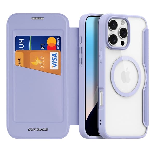 Dux Ducis iPhone 16 Pro Max Plånboksfodral Magsafe Skin X Pro