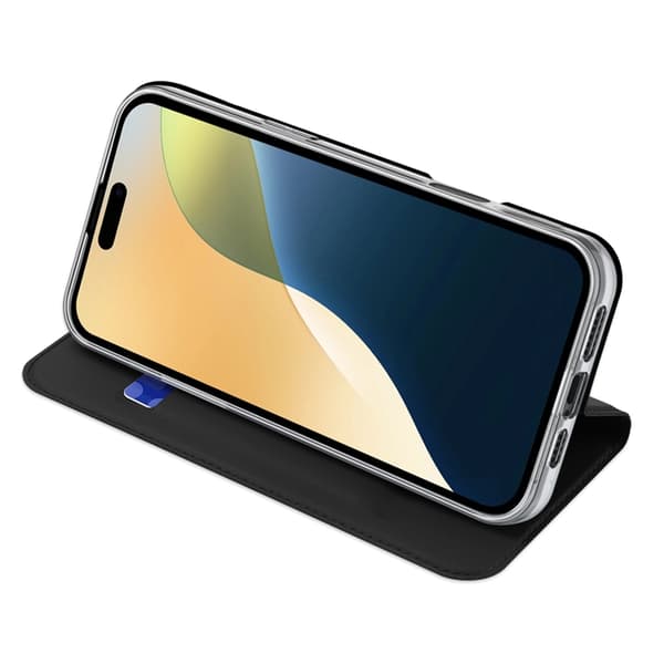 Dux Ducis iPhone 16 Plus Plånboksfodral Skin Pro - Svart