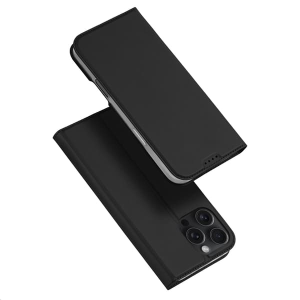 Dux Ducis iPhone 16 Pro Max Plånboksfodral Skin Pro - Svart