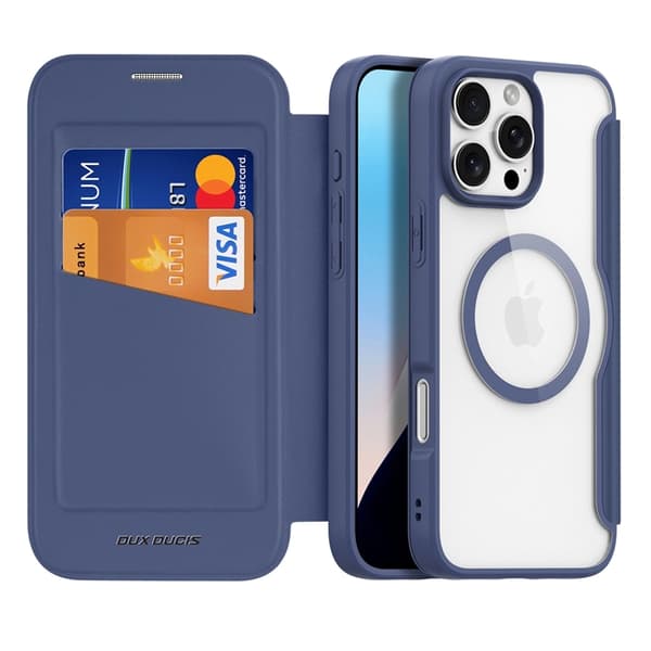 Dux Ducis iPhone 16 Pro Max Plånboksfodral Magsafe Skin X Pro