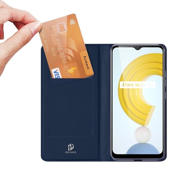 Dux Ducis Realme C21 Plånboksfodral Skin Pro - Blå